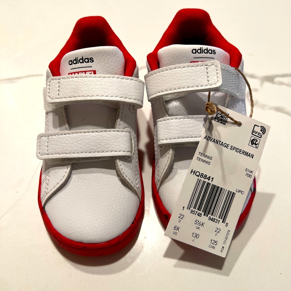 Toddler Adidas Advantage Spider-Man Sneakers